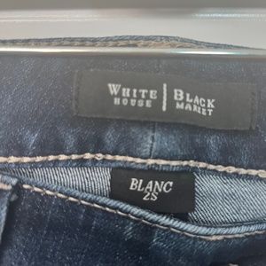 White House Black Market blanc jeans 2S
